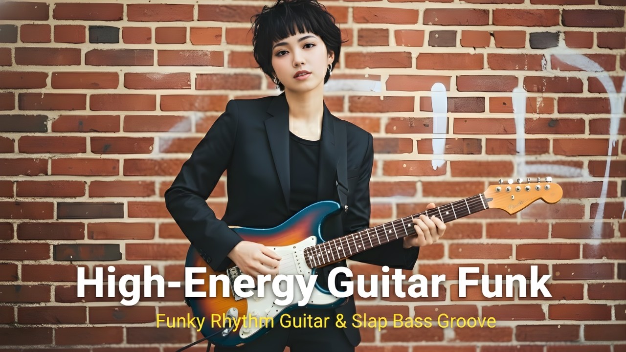 High-Energy Guitar Funk 🎸 | Funky Rhythm Guitar & Slap Bass Groove (Instrumental)