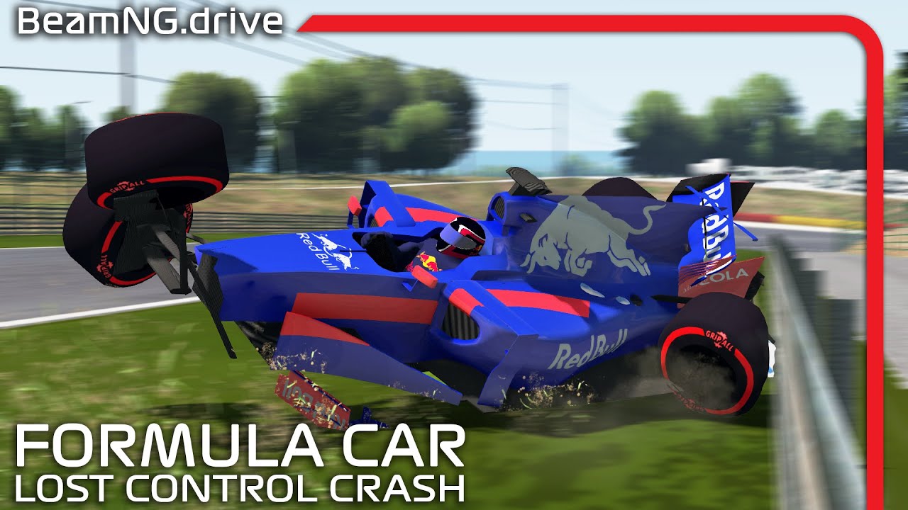 Formula Car Lost Control Crashes#2 |  BeamNG.drive | F1mod(FR17)