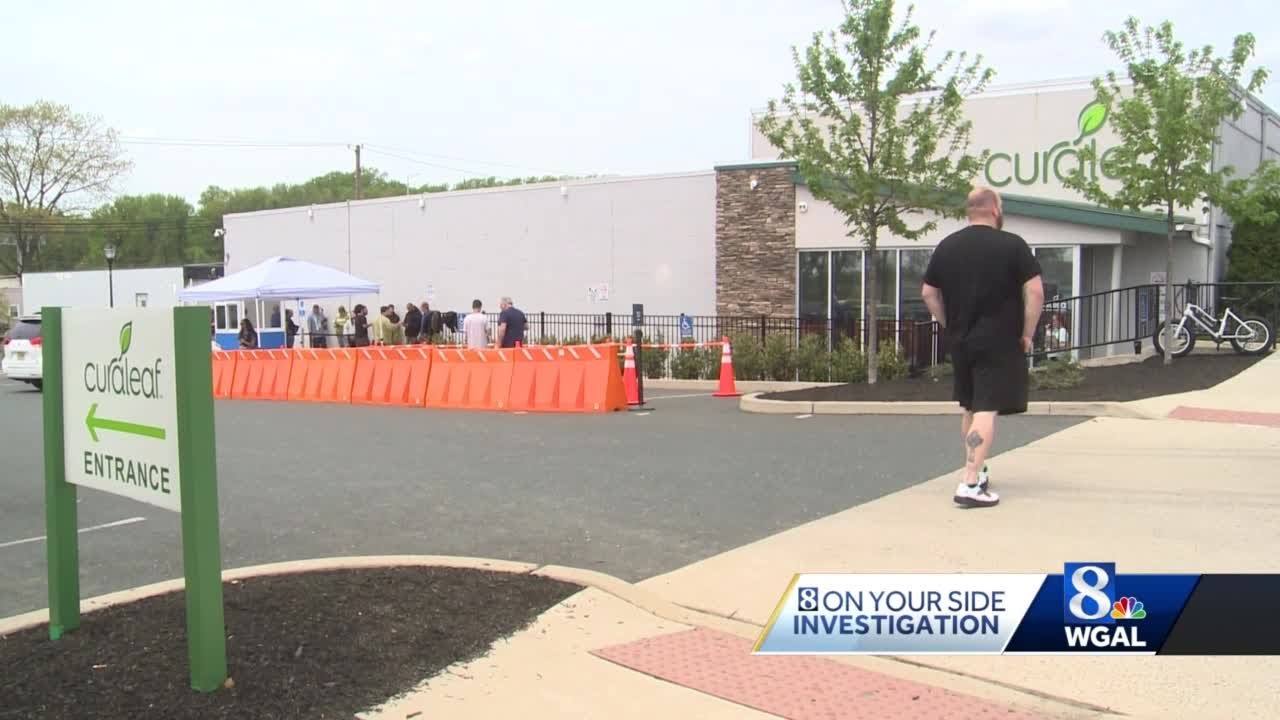 Customers line up in New Jersey to purchase legal marijuana