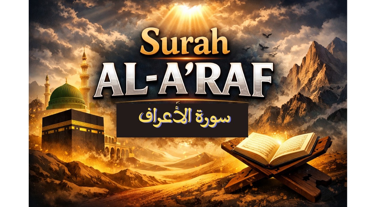 Surah Al-A‘raf (Full) | Calm & Peaceful Quran Recitation — Abdullah Al Ghamedi
