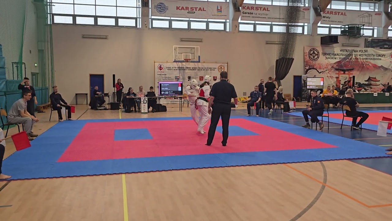 Joanna Obórka J14 -55kg Puchar Polski Shinkyokushin Skarżysko-Kamienna 07.02.2026 druga walka