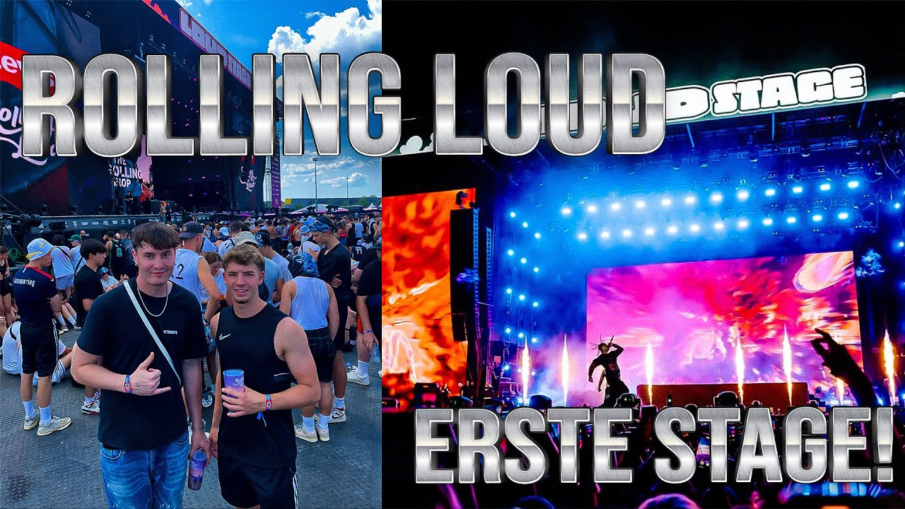 ROLLING LOUD MÜNCHEN | Travis Scott 5m vor mir 😱 | Erste Stage 👀 | MOSHPITS OHNE ENDE 🤕💥