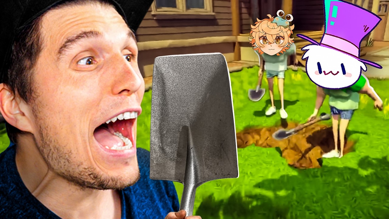 3 Youtuber buddeln ein LOCH