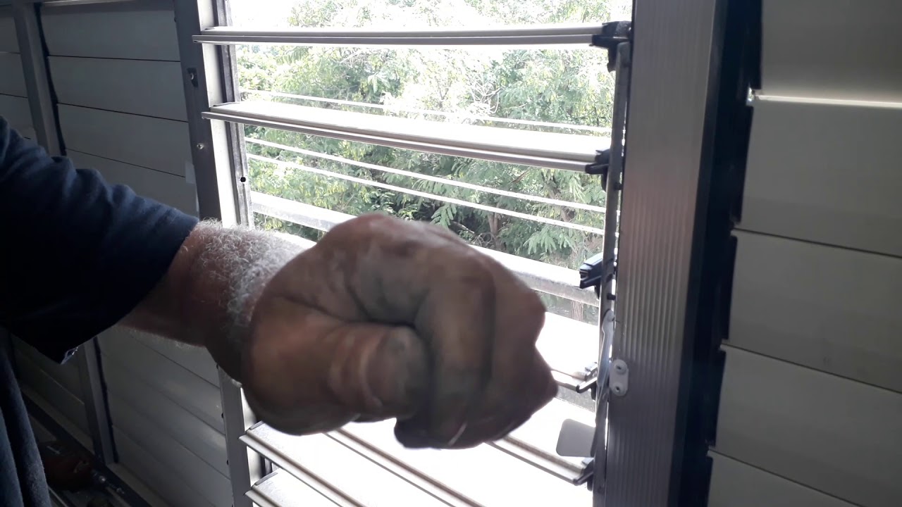 איך לתקן תריסים שלבים אלום סטייל