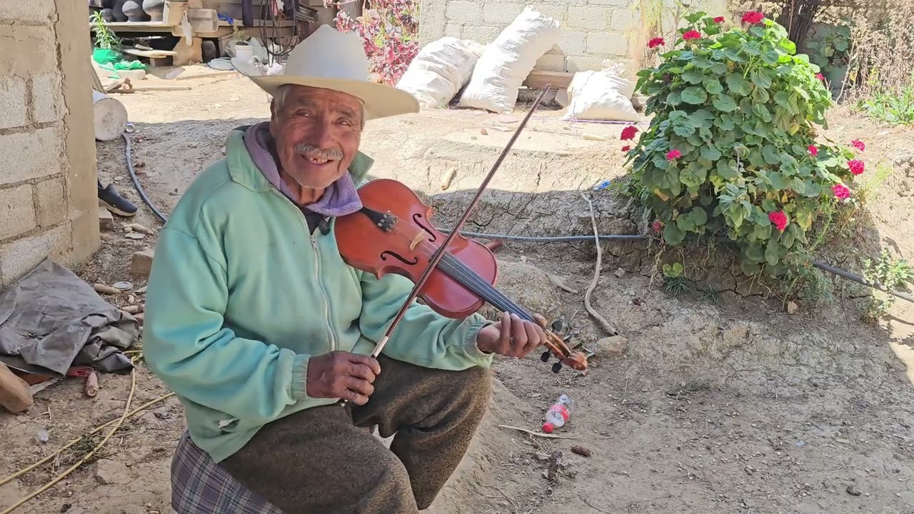 La musica de violin 🎻 que bailaba la gente de antes en el pueblo Yucunicoco 