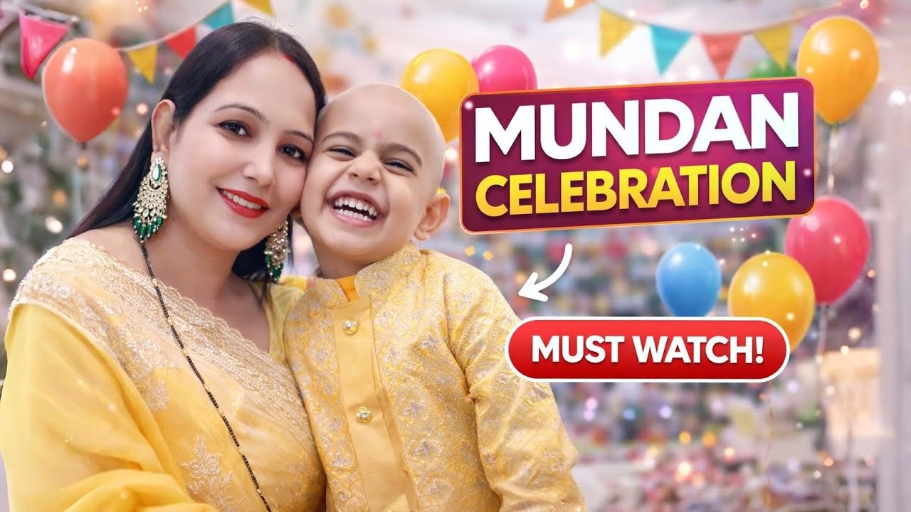Mundan celebration vlog | Today vlog | vlogs priya Silswal 