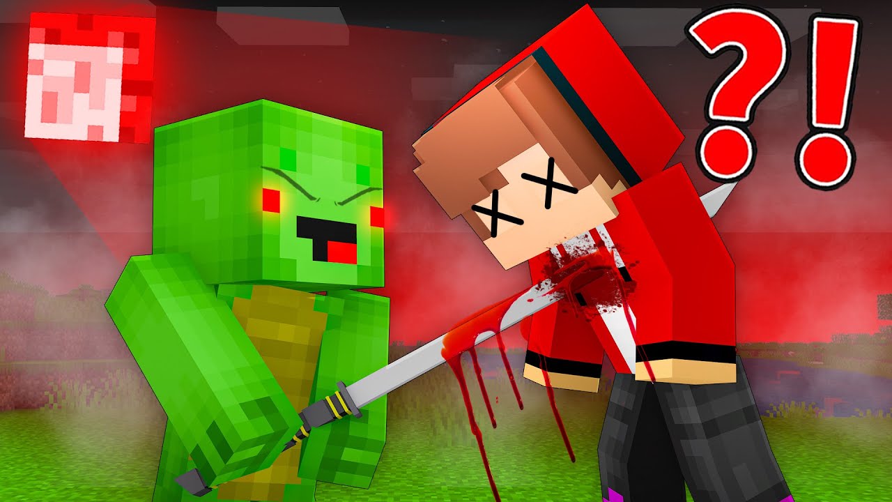 Почему ЗЛОЙ Майки убил Джей-Джея в Minecraft? - Maizen