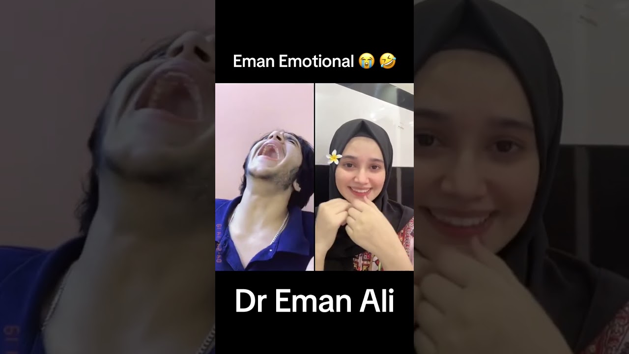Eman emotional 😭 Dr Eman Ali & EMAN SHAHZADI #viralvideo #trendingshorts #youtubevideo #funnyvideo