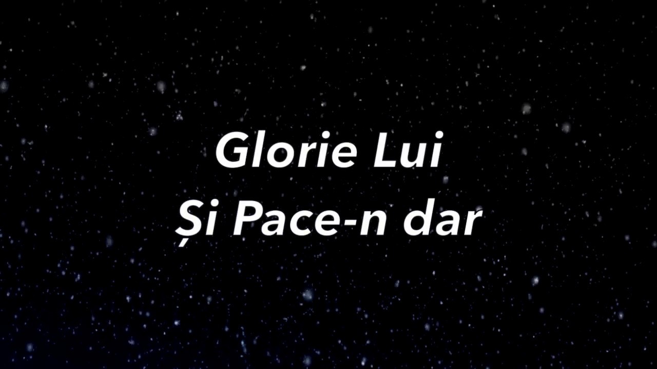 Glorie Lui (Se aude clar &icirc;n departari) - negativ