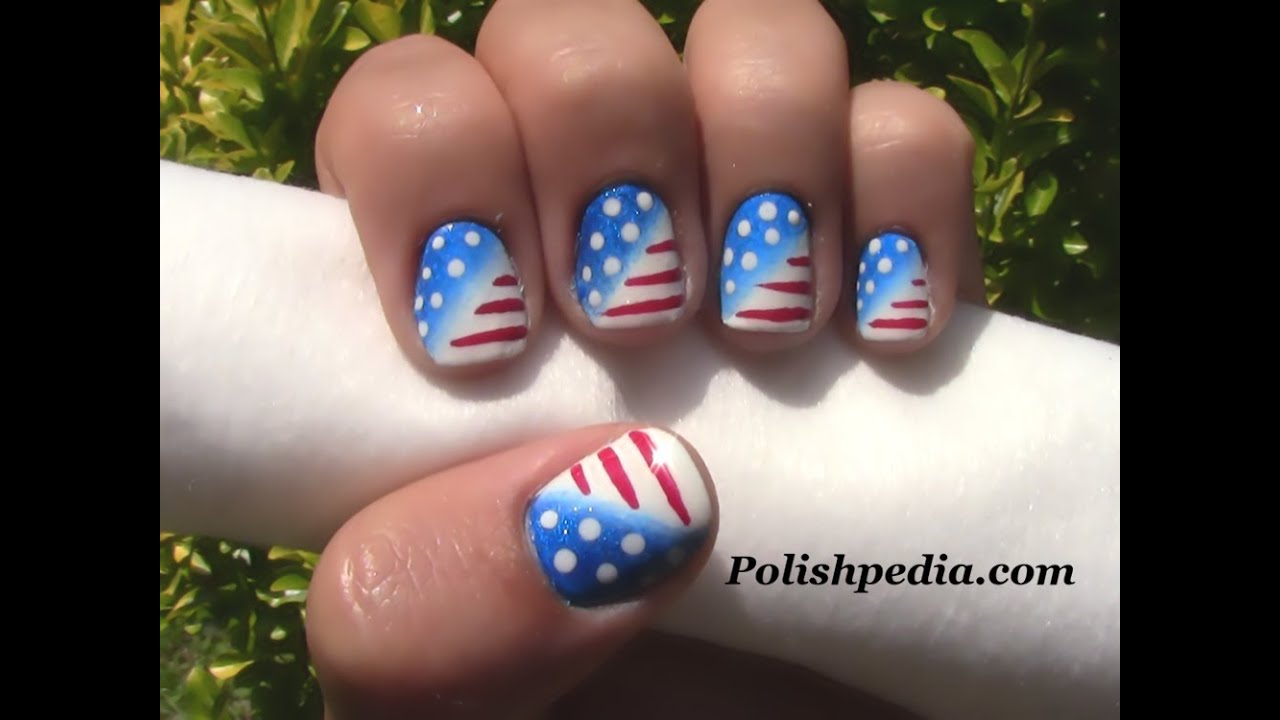 Patriotic Nail Art | 4th of July Nails