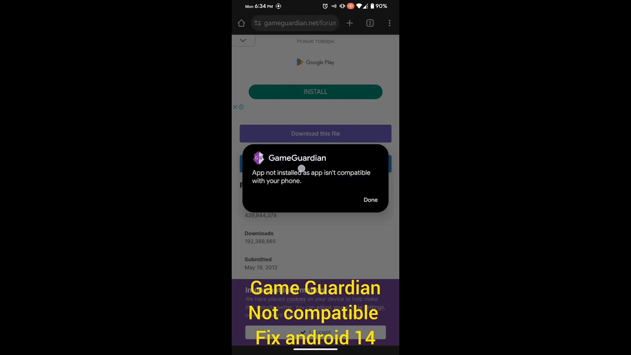 Game Guardian Not compatible Fix Android 16 and Android 15
