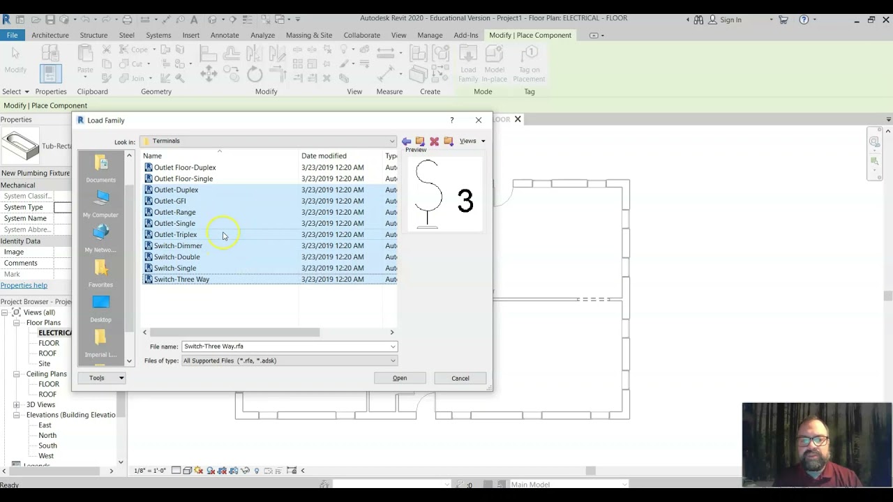 Creating an Electrical Plan in REVIT   Part 1