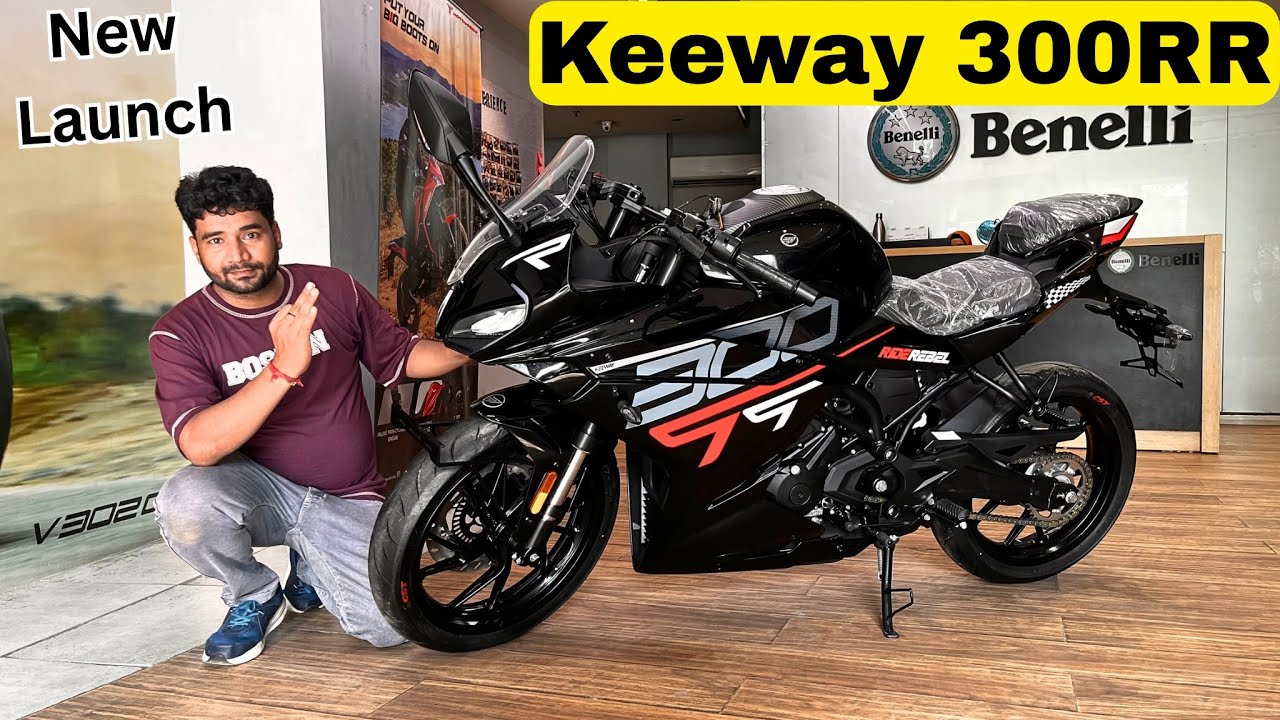 Ride Rebel Keeway K300RR Black Edition Detail Review On Road Price All Features New Update & Exhaust