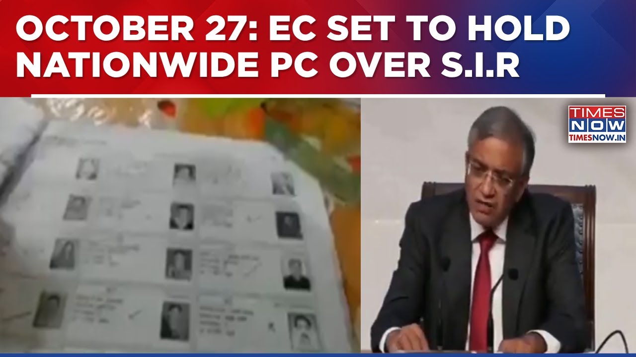 Election Commission Set To Hold Nationwide Press Conference On S.I.R. On October 27