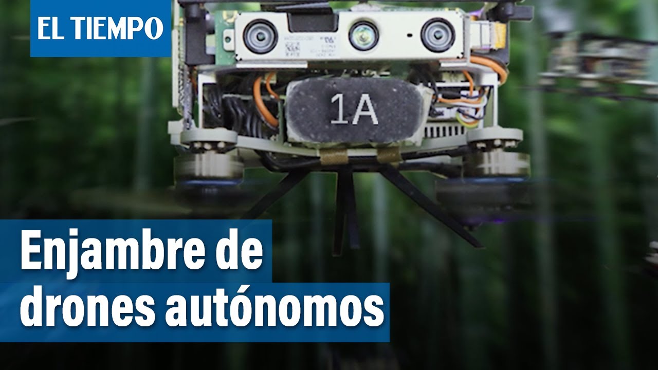 Enjambre de drones autónomos | El Tiempo