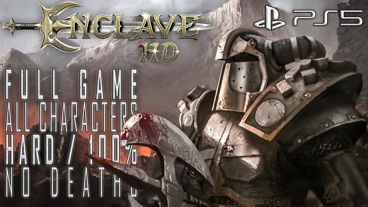 Enclave HD (2023) Longplay | 100% Hard Playthrough | PS5