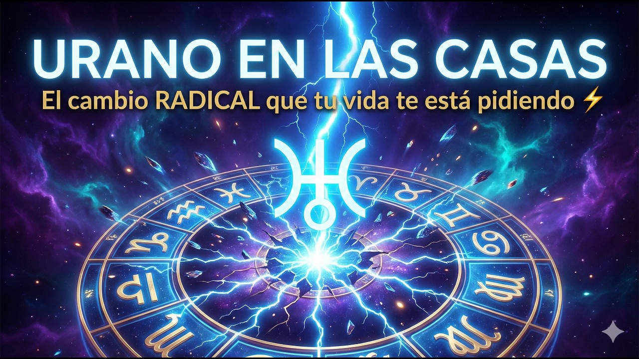 URANO EN LAS CASAS: El cambio RADICAL que tu vida te está pidiendo ⚡