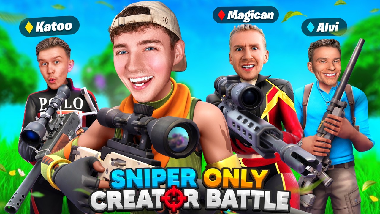 Das XXL CREATOR ONLY SNIPER Battle in FORTNITE! 😱🏆