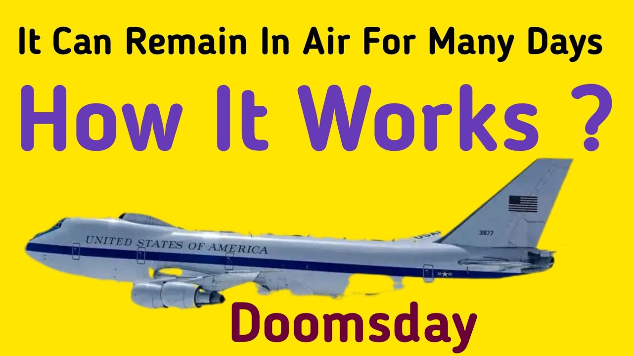 The Plane That Controls Nuclear War 😨 | Doomsday Plane Explained | Does India or Pakistan Have One?