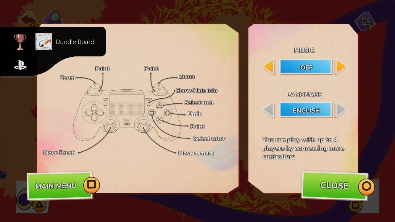 Coloring BookDoodle Board! (BRONZE)Paint something on the whiteboard #PlayStationTrophy