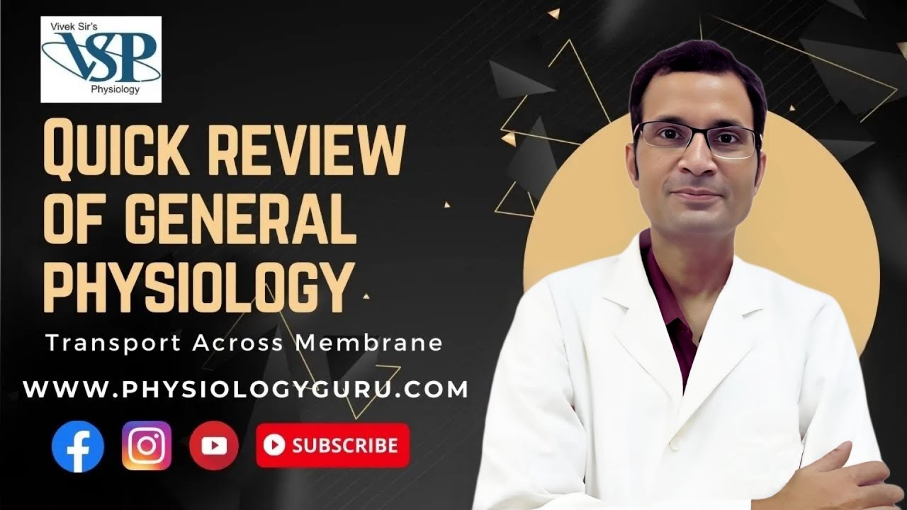 Quick Review Of General Physiology | Transport Across Membrane #education #medical #doctor #science