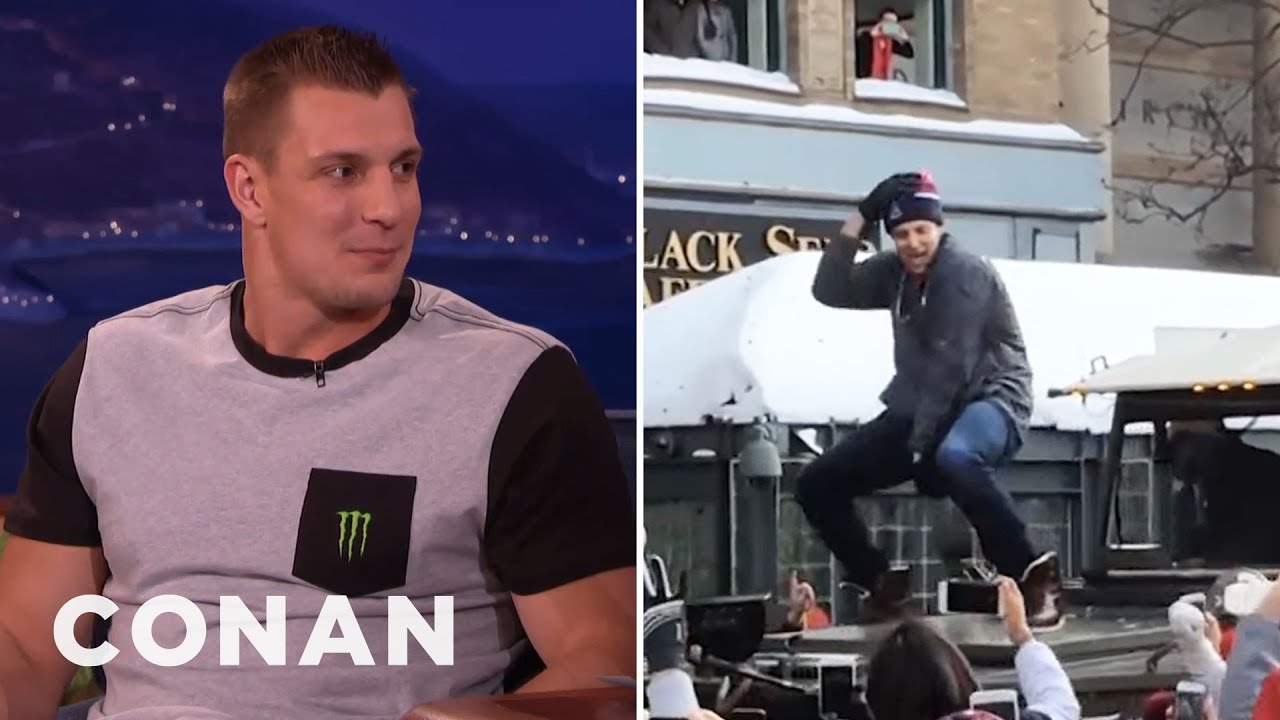 Rob Gronkowski’s Secret Male Stripper Past | CONAN on TBS
