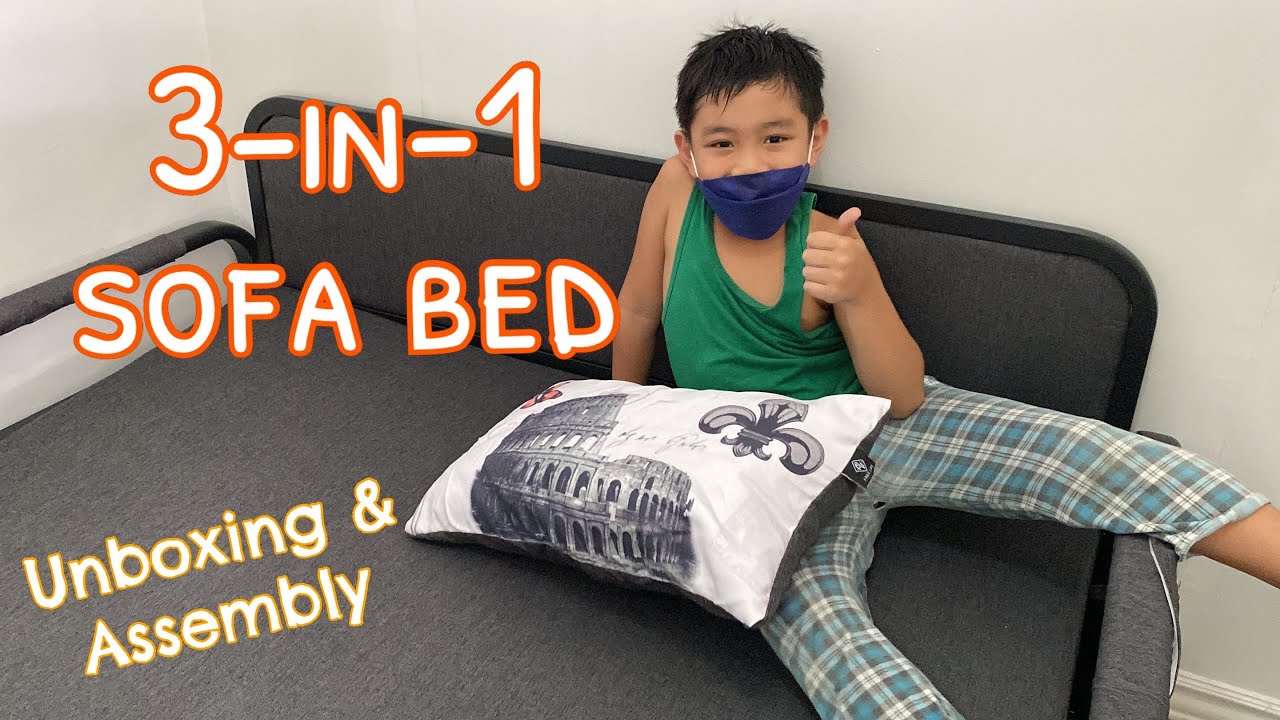 3-in-1 Sofa bed with Storage - Unboxing & Assembly