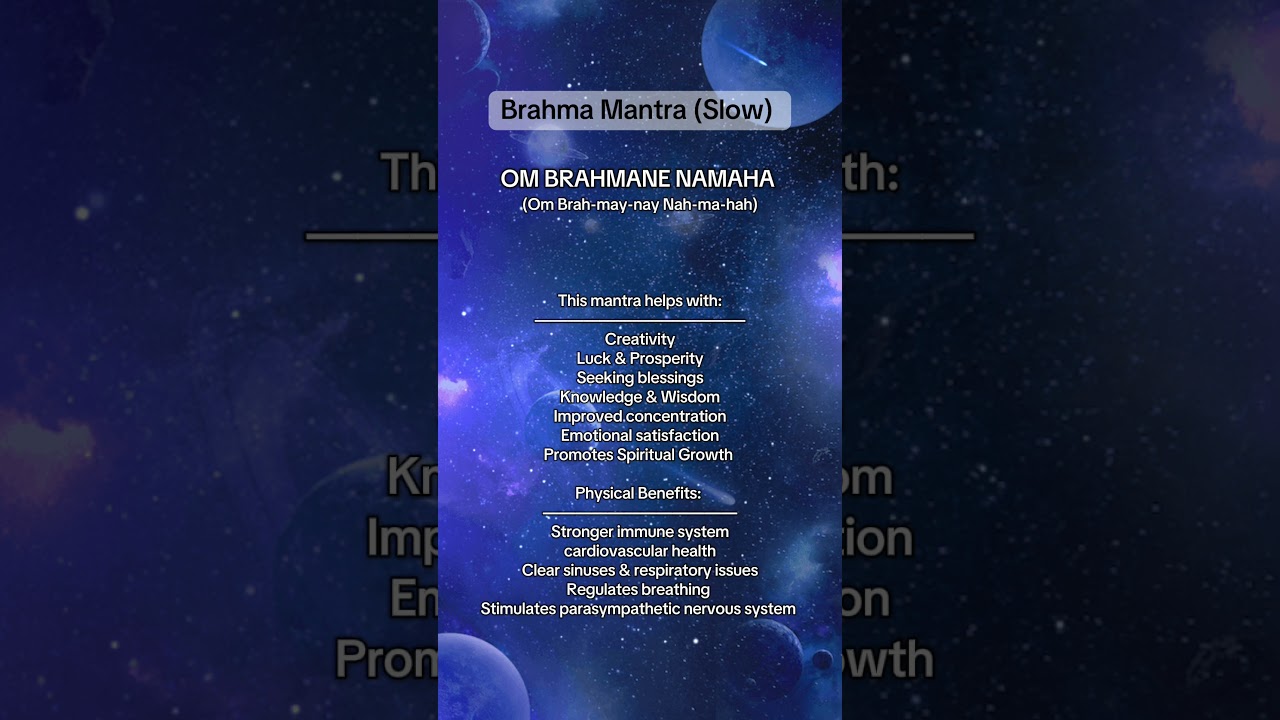 #brahma #mantrameditation (108 Xs👆) #chantingmantras