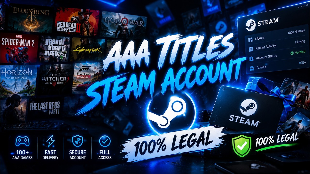 The CRAZIEST Free Steam Account Ever! ( 100+ AAA TITLE GAMES) #giveaway #steam (2026 guide)
