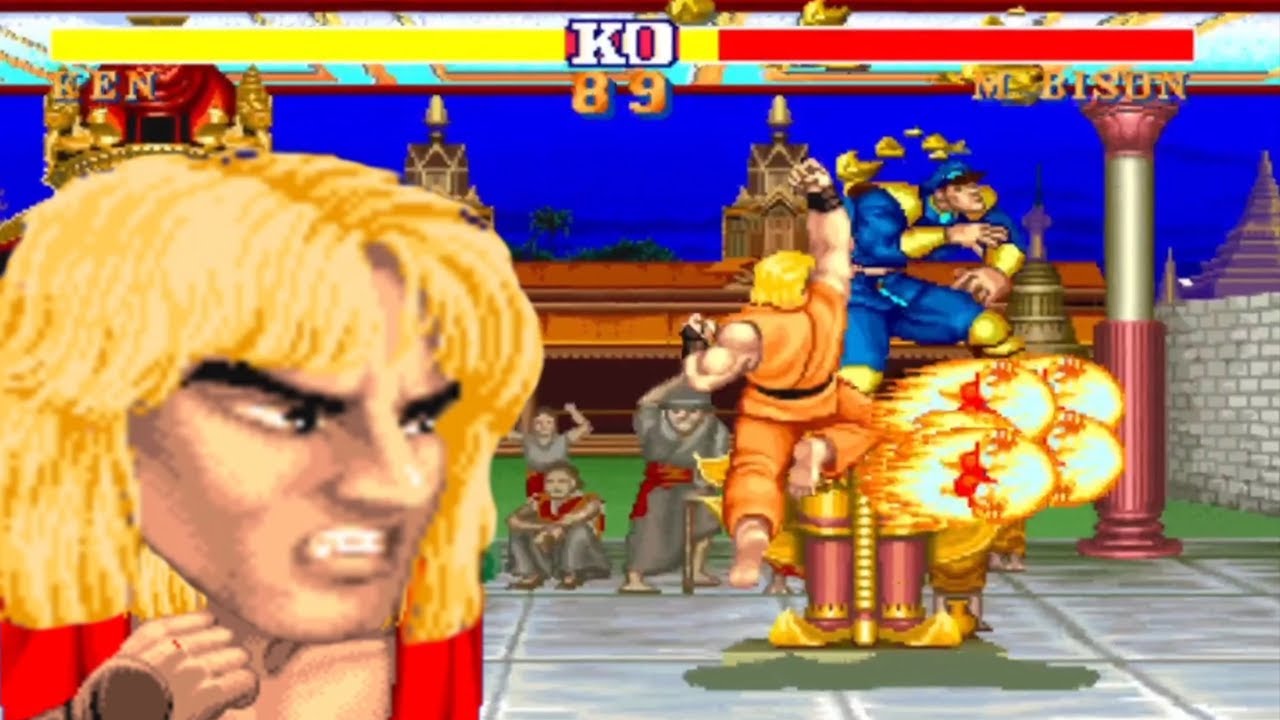 Street Fighter 2 Hack 💥 Super Golden Edition (Hardest) 💥 KEN Longplay