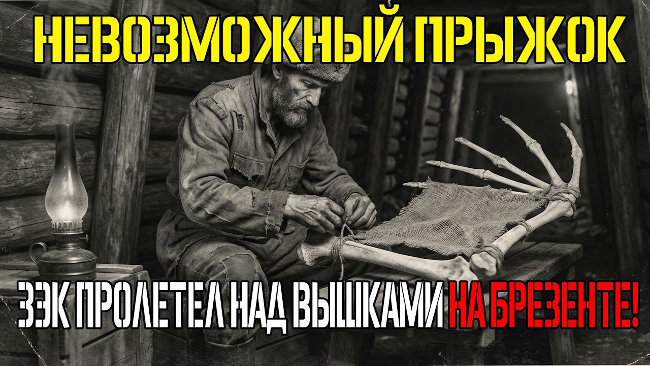 1952 ГОД. Побег по воздуху: Как зэк ш-412 построил КРЫЛЬЯ из останков...