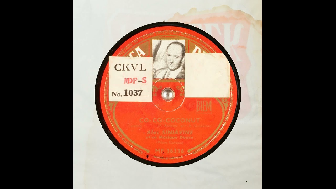 CO CO COCONUT   Alec SINIAVINE et sa Musique Douce