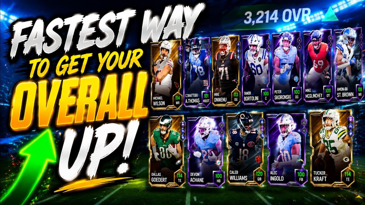 THE FASTEST WAY TO GET YOUR OVERALL UP IN MADDEN MOBILE 27!