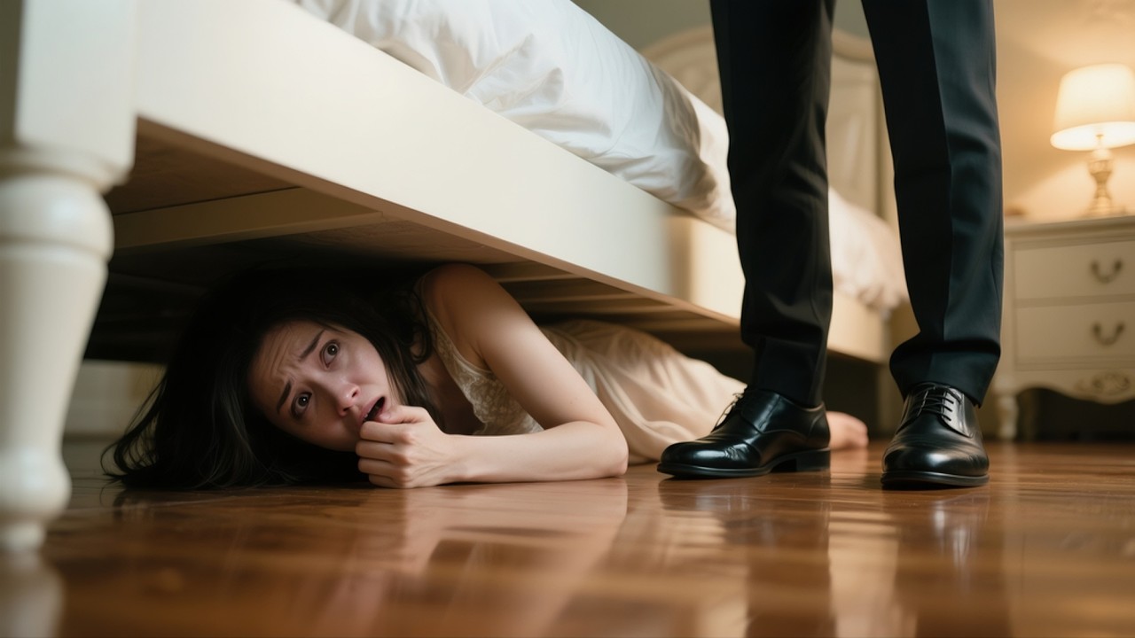 I Hid Under the Bed to Prank My Husband — Then the Mafia Boss Walked In