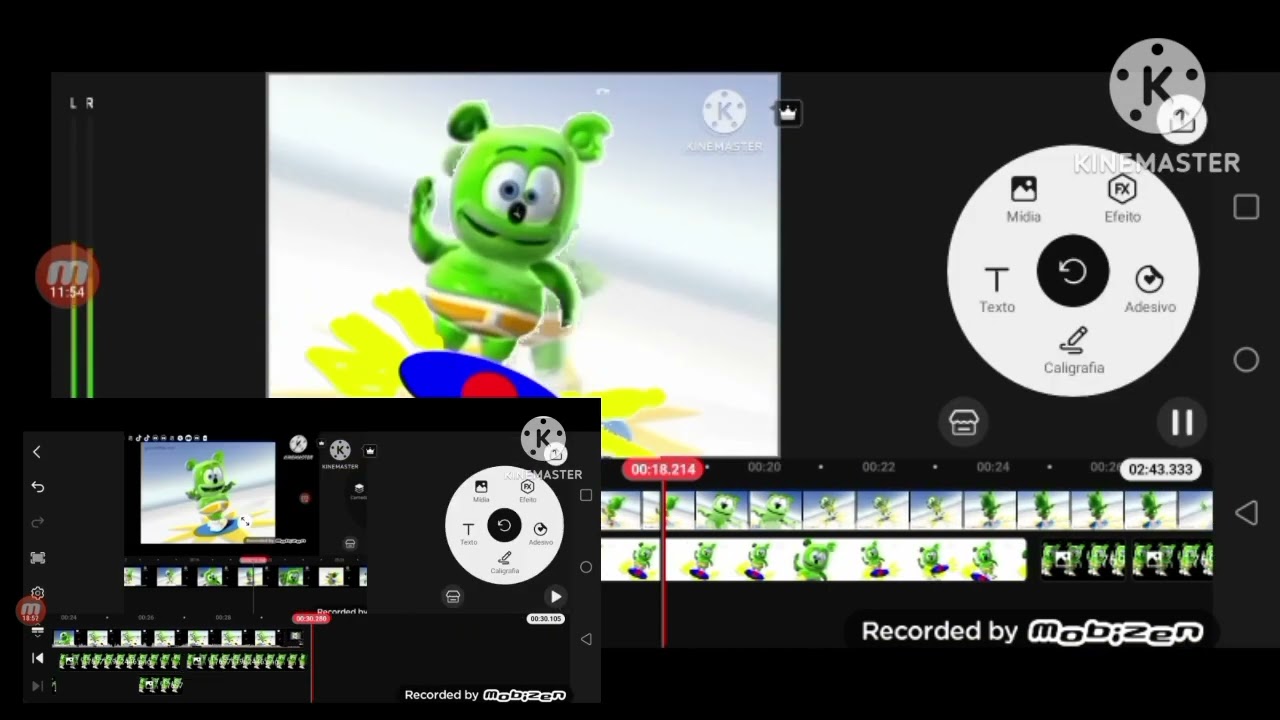 Gummy bear logo speedrun be like kinemaster 