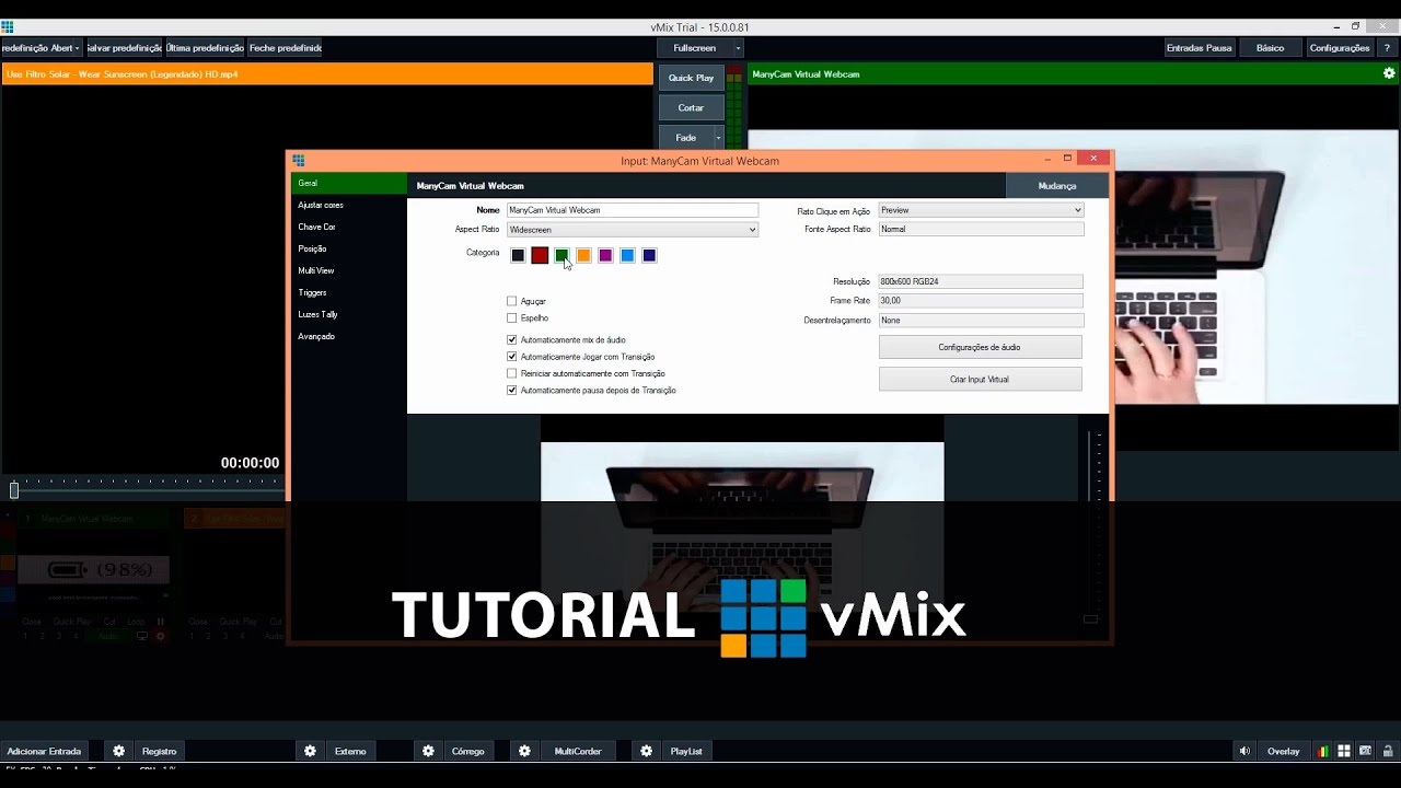 Tutorial de Streaming VMix - Instalação e configuração para Streaming de Video