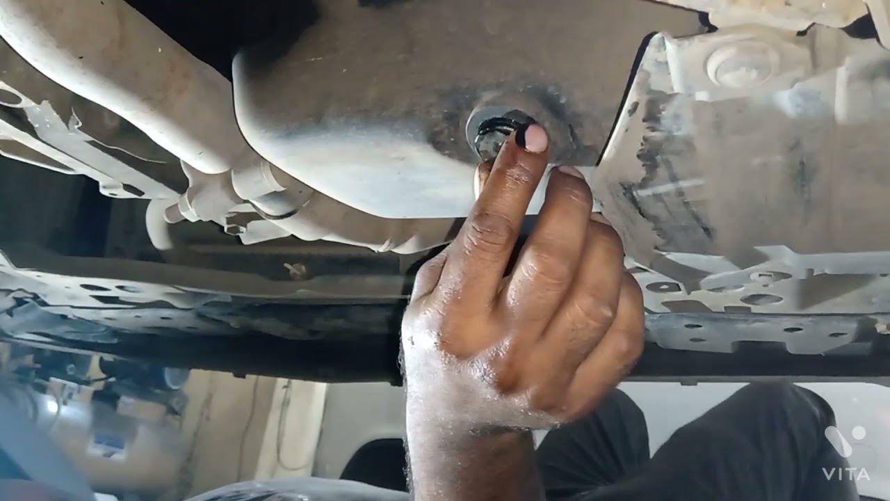 how to change engine oil and oil filter in swift diesel car