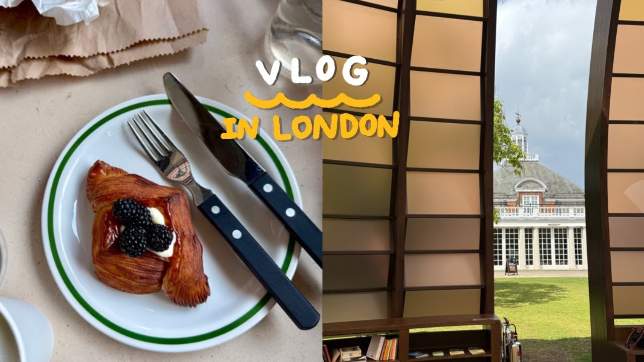 7월 런던 브이로그 🇬🇧 여름이었다. 카페, 편집숍, 전시, 공원