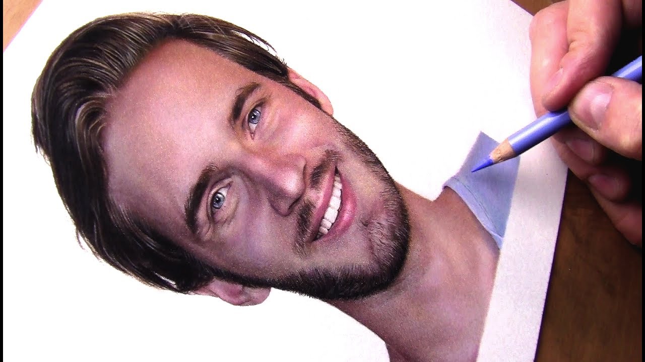 Drawing PEWDIEPIE (Felix Kjellberg) || Colored Pencil Portrait