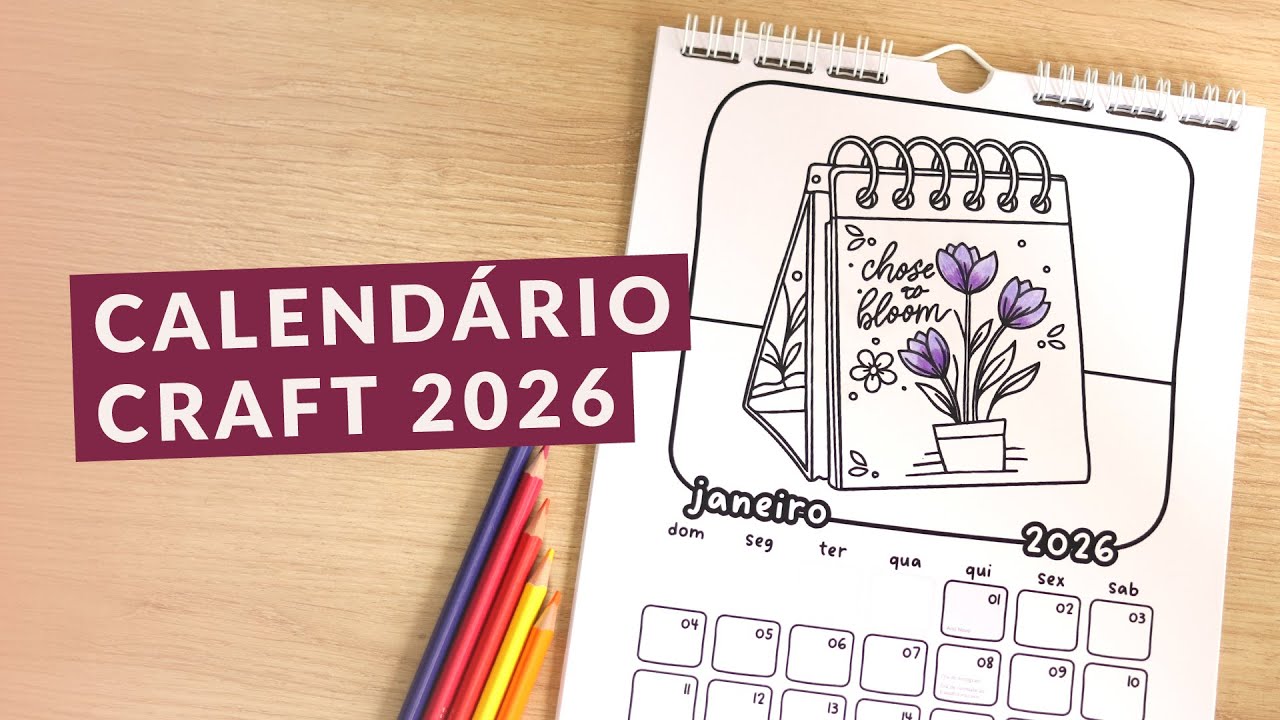 Como criar um calendário craft para planejar seu ano criativo