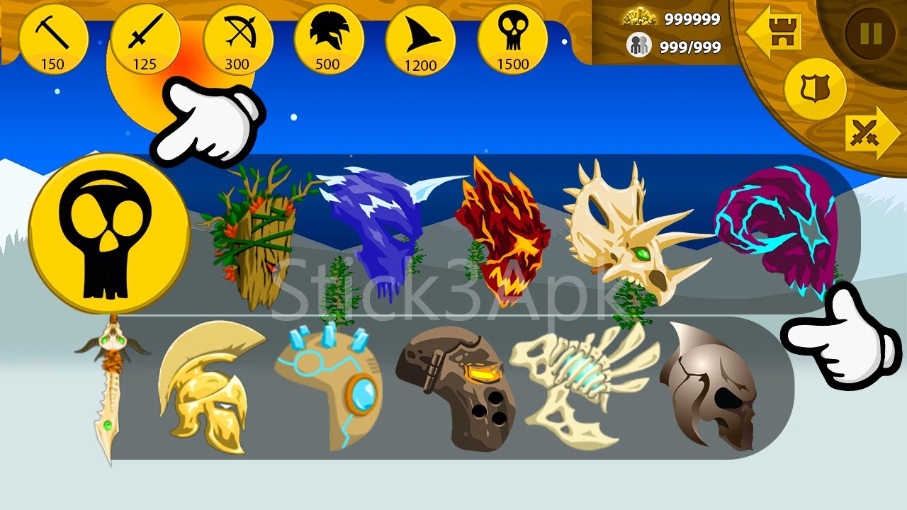 BUY ALL SKIN GIANT INFINITY SHOP x999999 GEMS HACK MOD ITEMS | Stick War Legacy Mod - Stick3Apk