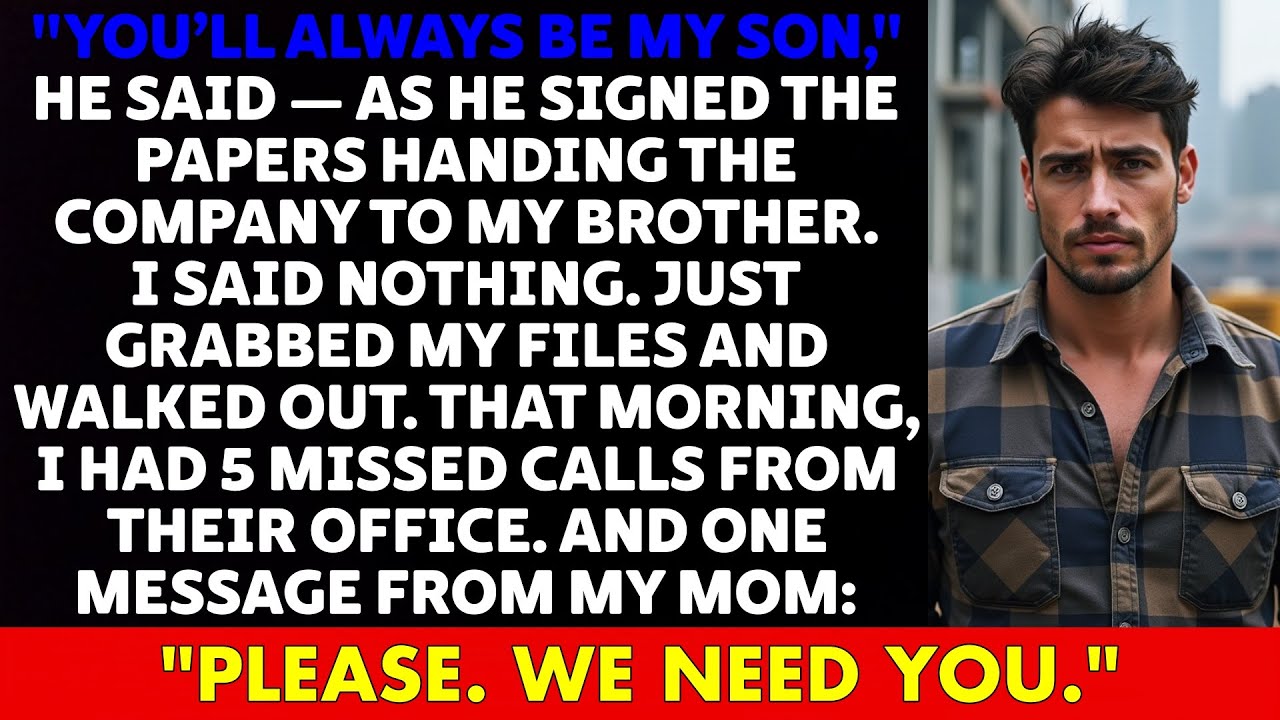 Dad SECRETLY Handed the Company to My Brother—Then Came the PANICKED Calls