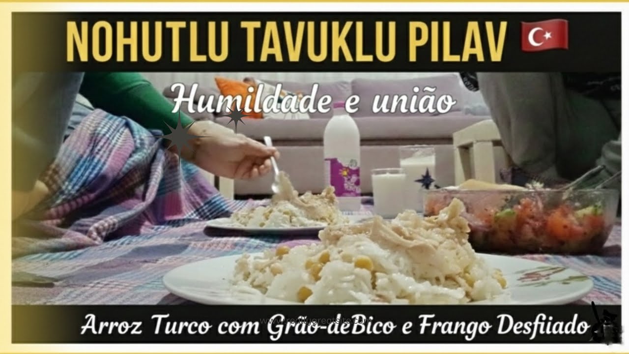 Tavuklu Pilav: Como fazer o autêntico Arroz Turco 🇹🇷 com Grão-de-Bico e Frango! 