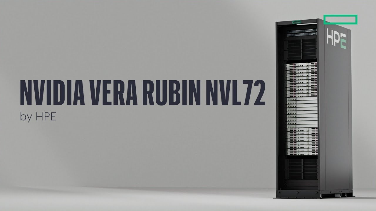 Pioneering the next era of gigascale AI with NVIDIA Vera Rubin NVL72 by HPE