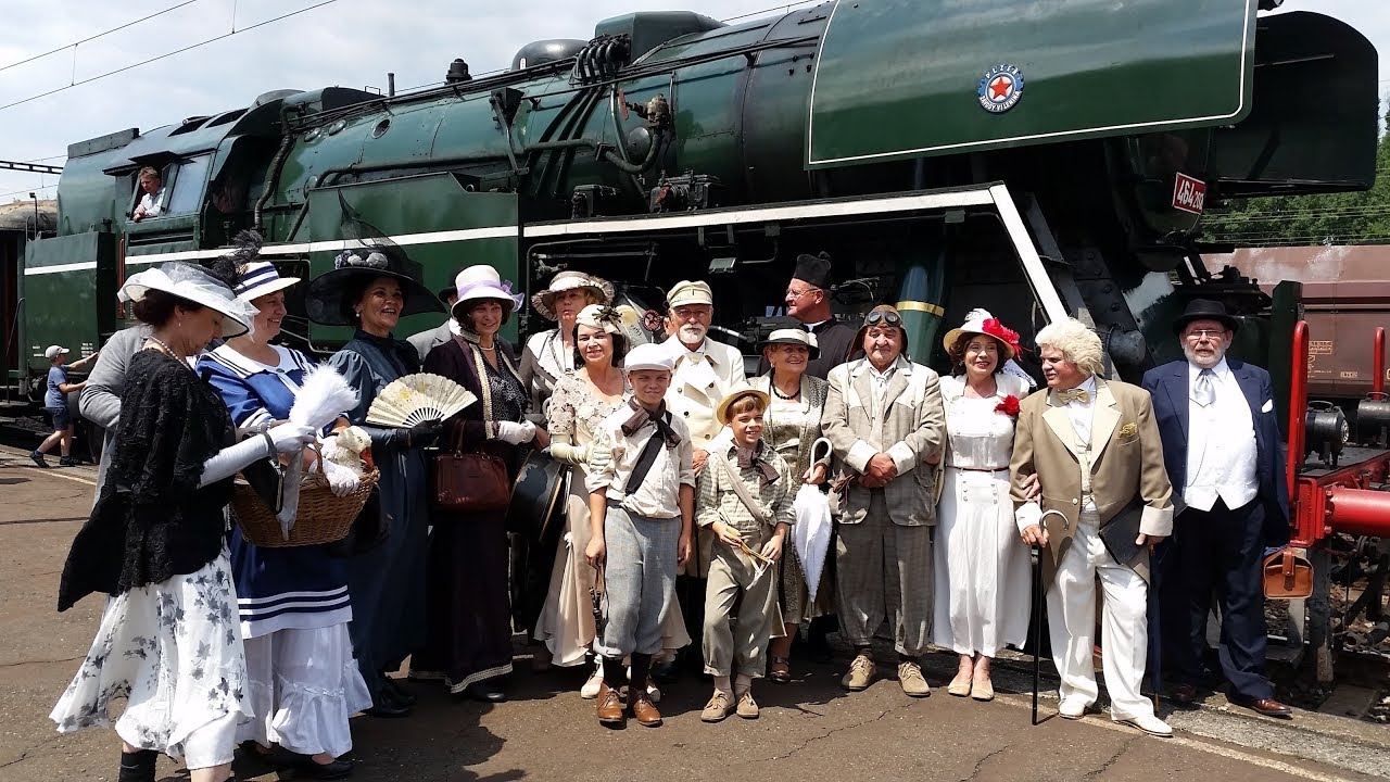 Parní vlak - 464.202 Rosnička  16.06.2018r