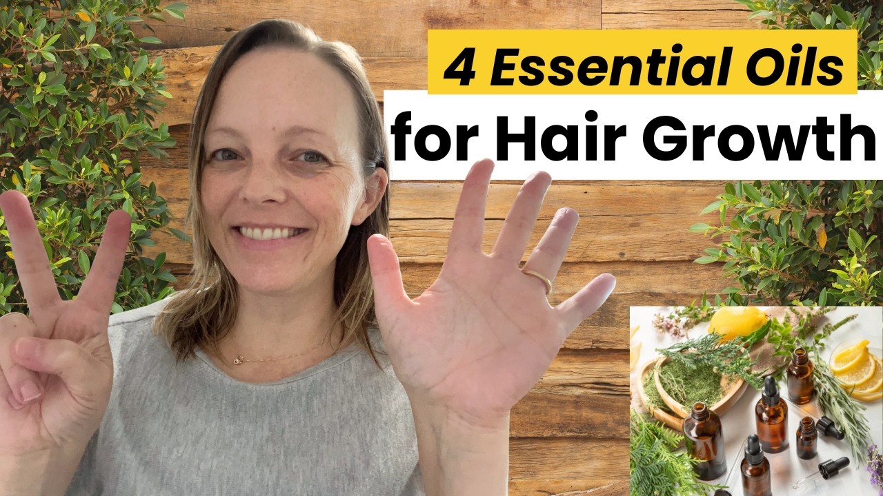 4 Essential Oils + 3 Herbs for Hair Growth & Healthy Scalp (DIY Root Revival Serum)