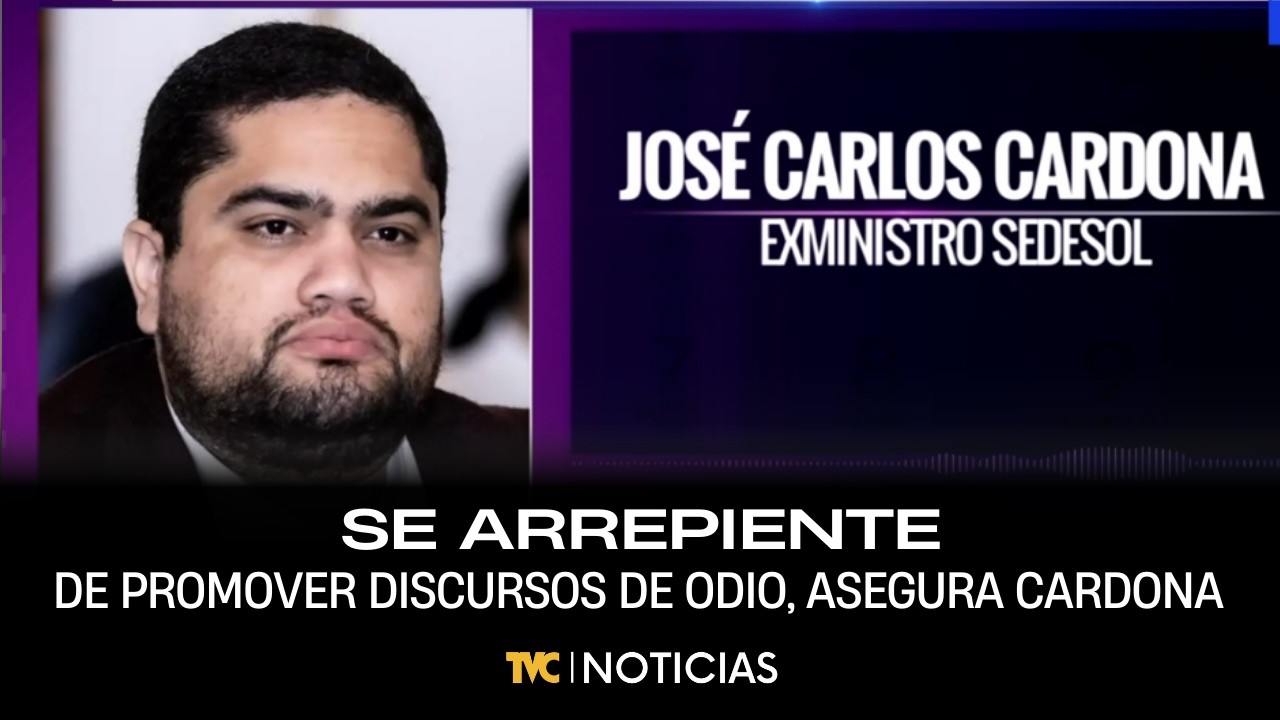 José Carlos Cardona se arrepiente de promover 