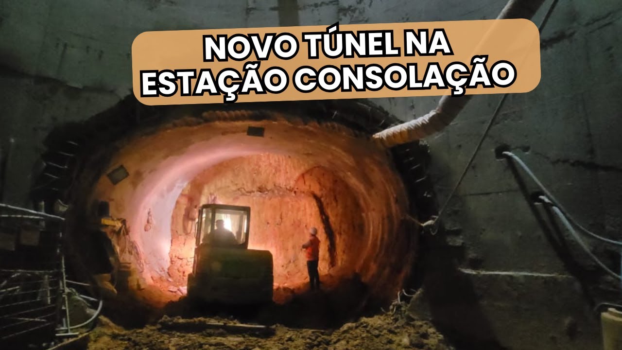 METRÔ FINALIZA TRECHO DO TÚNEL ENTRE AS ESTAÇÕES PAULISTA E CONSOLAÇÃO