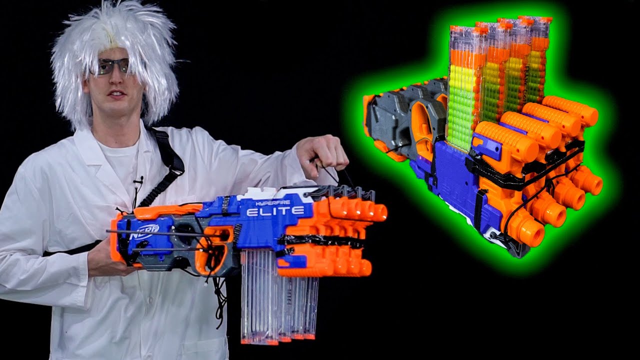 QUADRUPLE NERF HYPERFIRE | THE ULTIMATE MACHINE GUN!