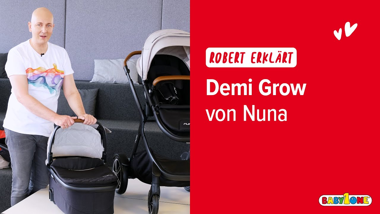 Welche Funktionen hat der Kinderwagen Demi Grow von Nuna? Robert erklärt es dir | BabyOne